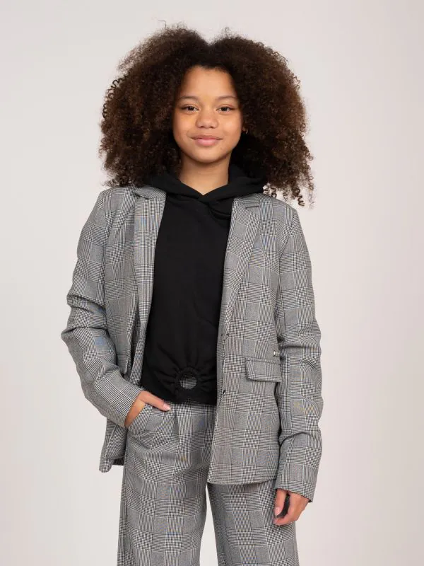 nikkie Geruite blazer