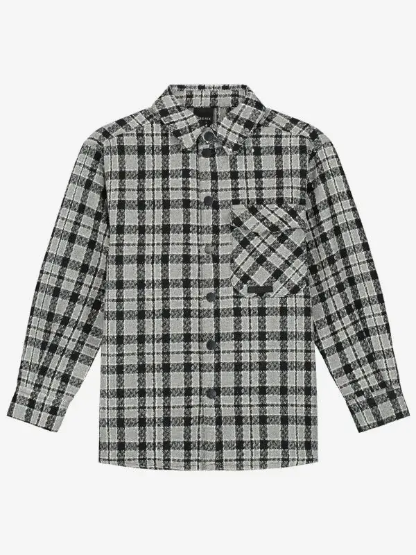 nikkie Geruite overshirt met borstzakje