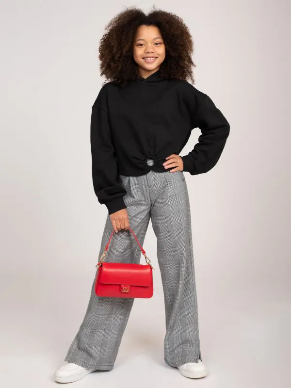 Nikkie Geruite Pantalon Met Split