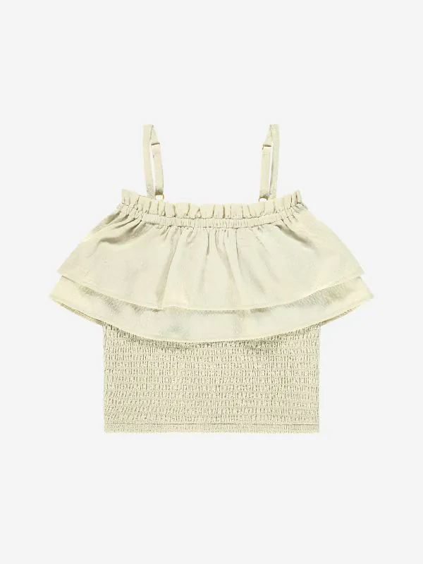 Nikkie Gesmockte Top Met Volants