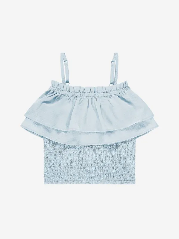 Nikkie Gesmockte Top Met Volants