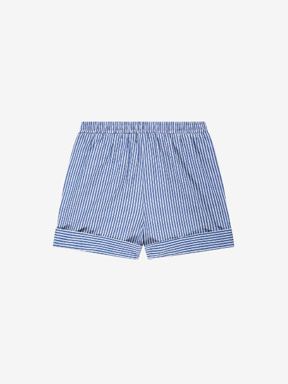 Nikkie Gestreepte Shorts Met Omgeslagen Pijpen