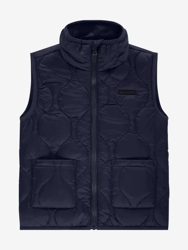 nikkie Gewatteerde bodywarmer met opstaande kraag