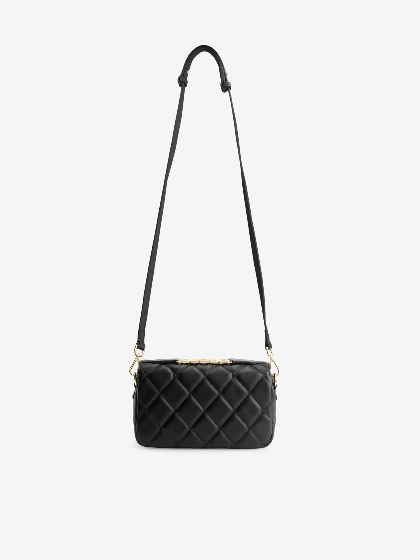 Nikkie Gewatteerde Clutch Met Hengsel En N-logo