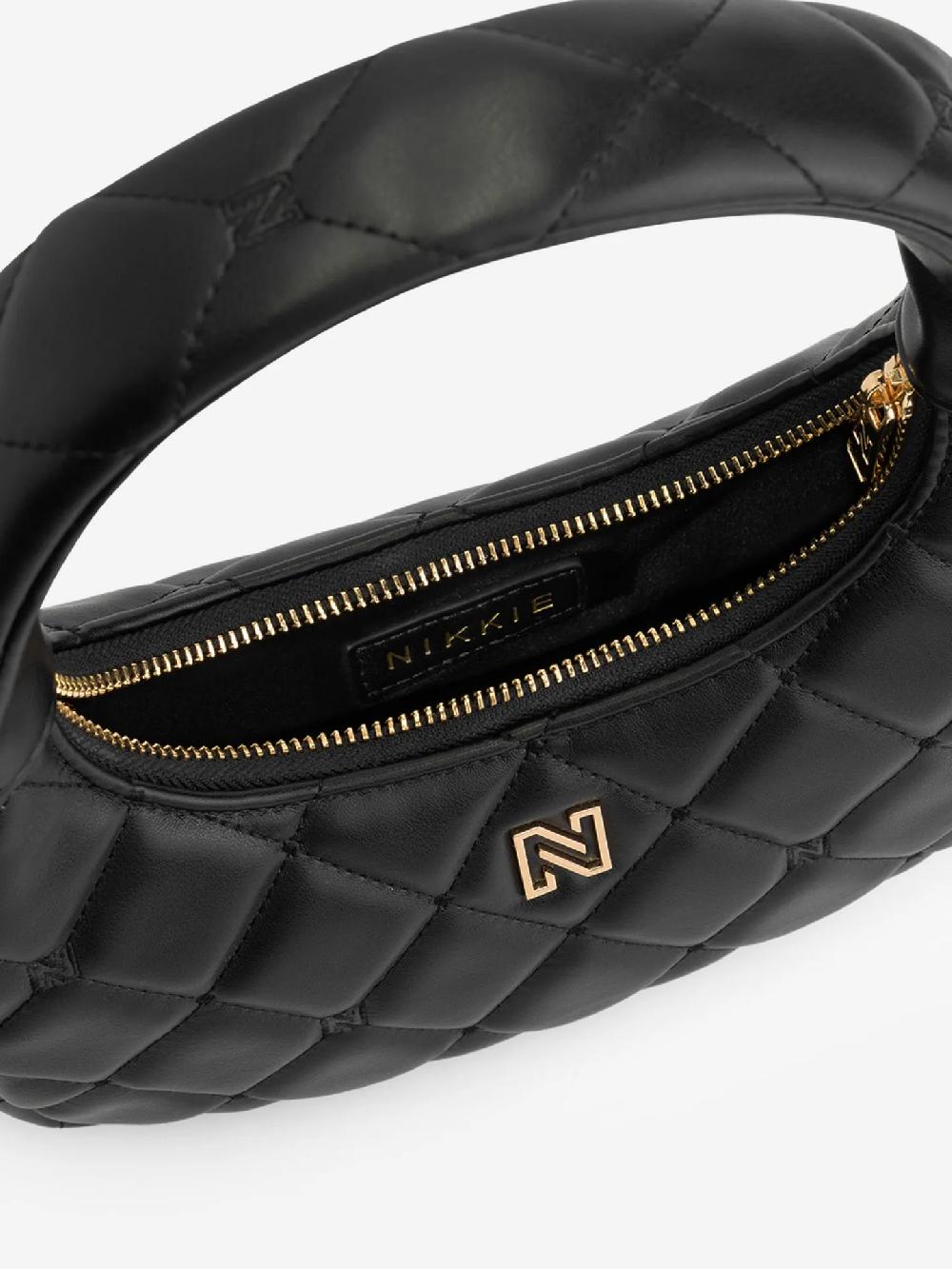 Nikkie Gewatteerde Schoudertas Met Logo Patroon