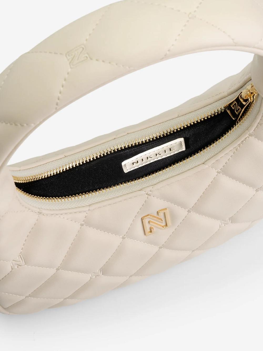 Nikkie Gewatteerde Schoudertas Met Logo Patroon