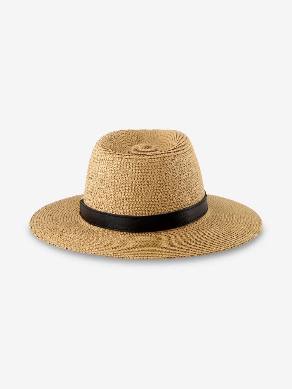 Nikkie Geweven Strohoed Met Ketting Detail