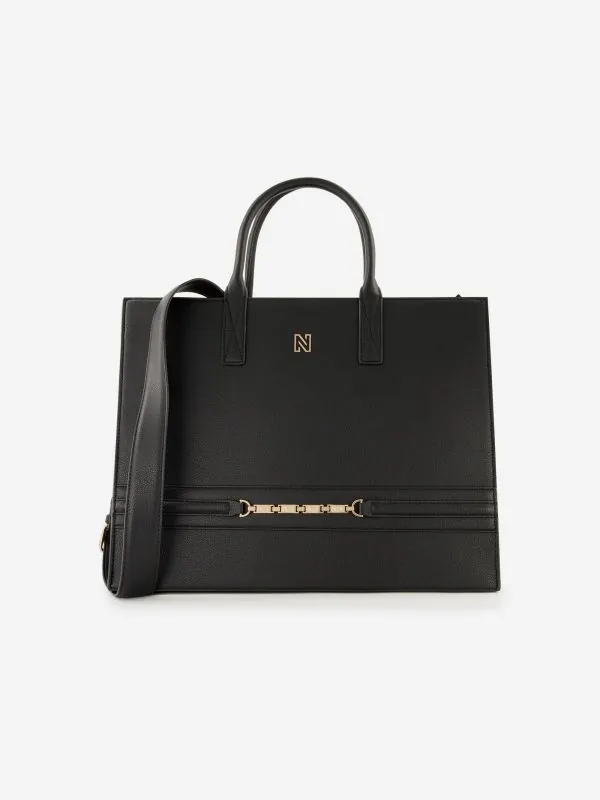nikkie Grote shopper met ketting detail