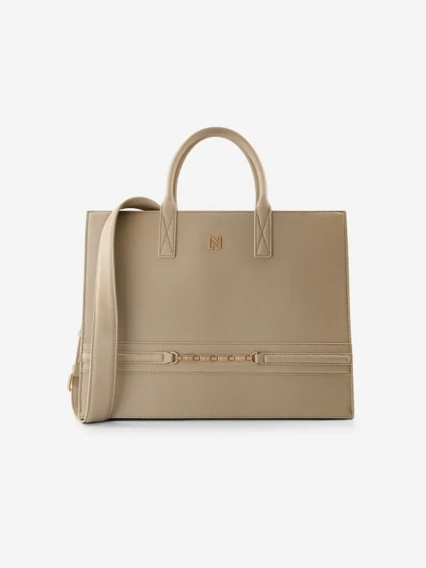 nikkie Grote shopper met ketting detail