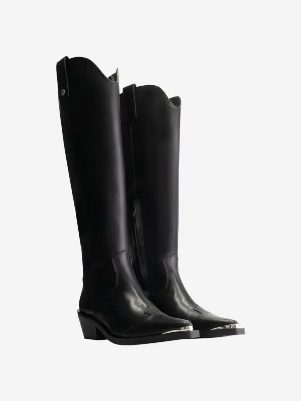 nikkie Hoge laarzen met puntneus