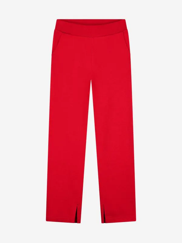 nikkie Joggingbroek met rechte pijpen en split