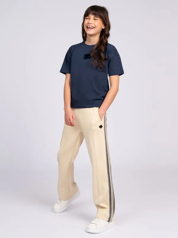 nikkie Joggingbroek met strepen op zijkant