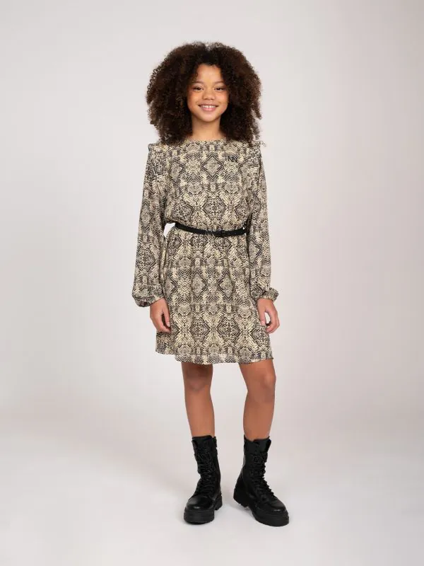 Nikkie Jurk Met Slangenprint