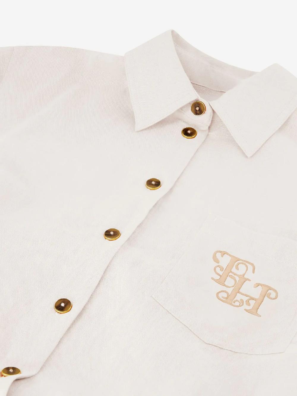 Nikkie Korte Blouse Met Elastische Tailleband