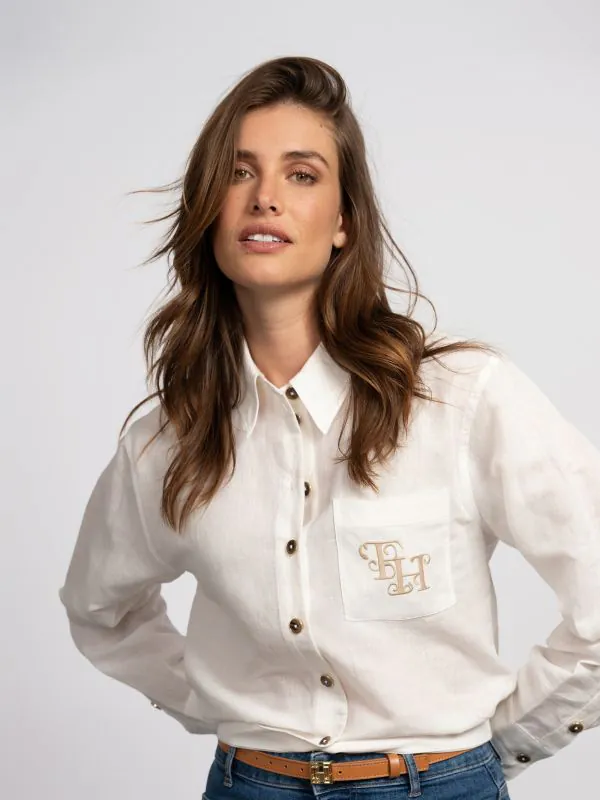 nikkie Korte blouse met elastische tailleband