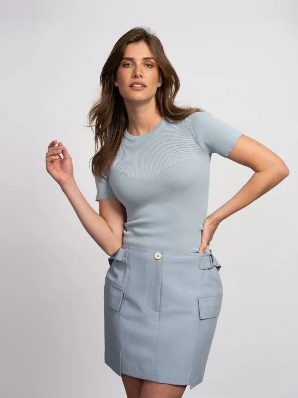 nikkie Korte rok met tailleband