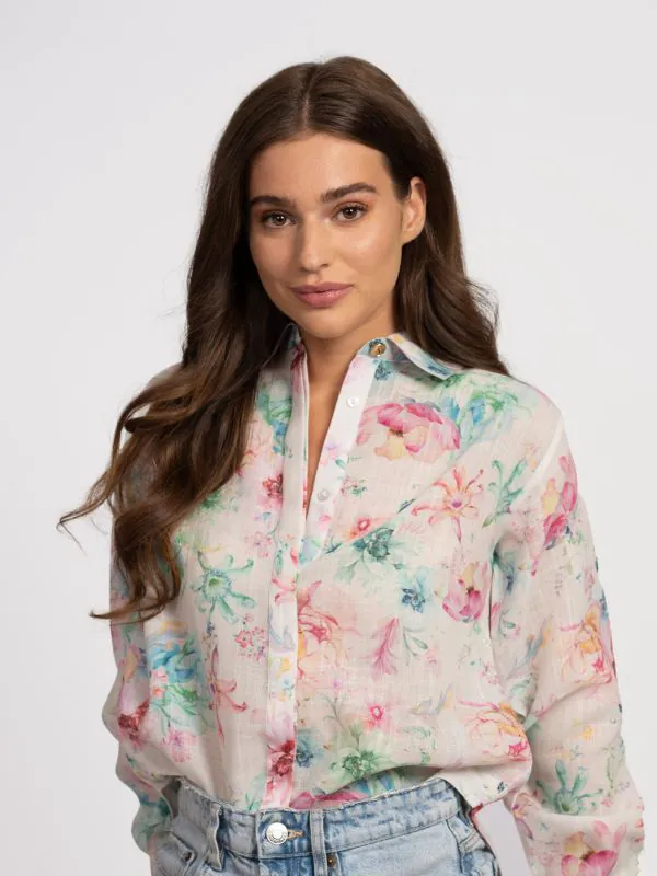 nikkie Lange bloemenprint blouse