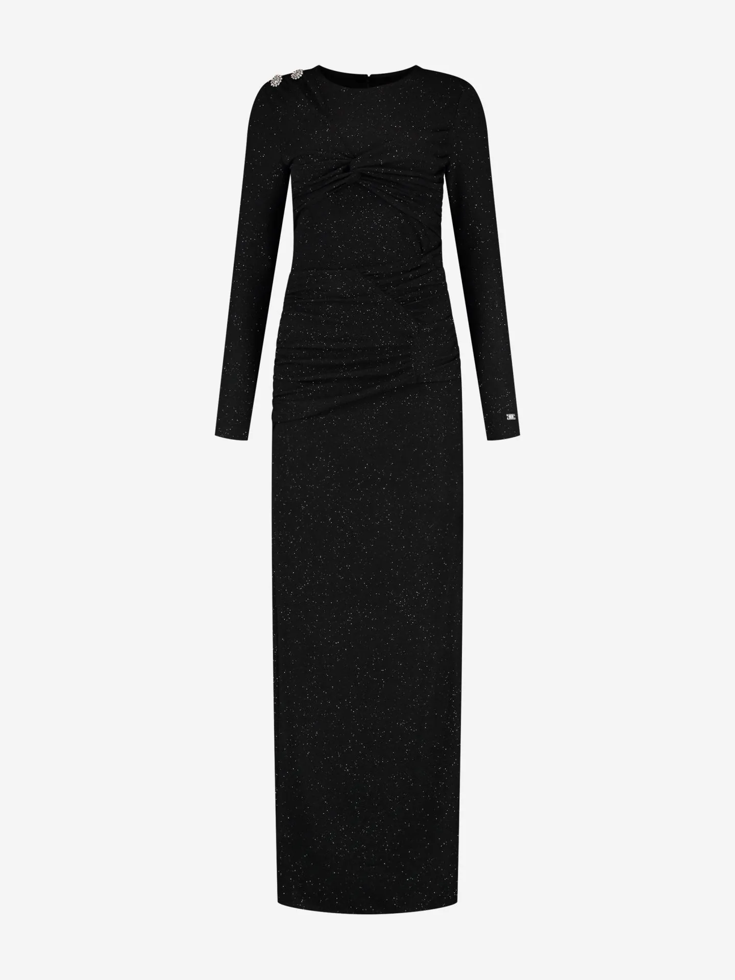 Nikkie Lange Glitter Jurk Met Split