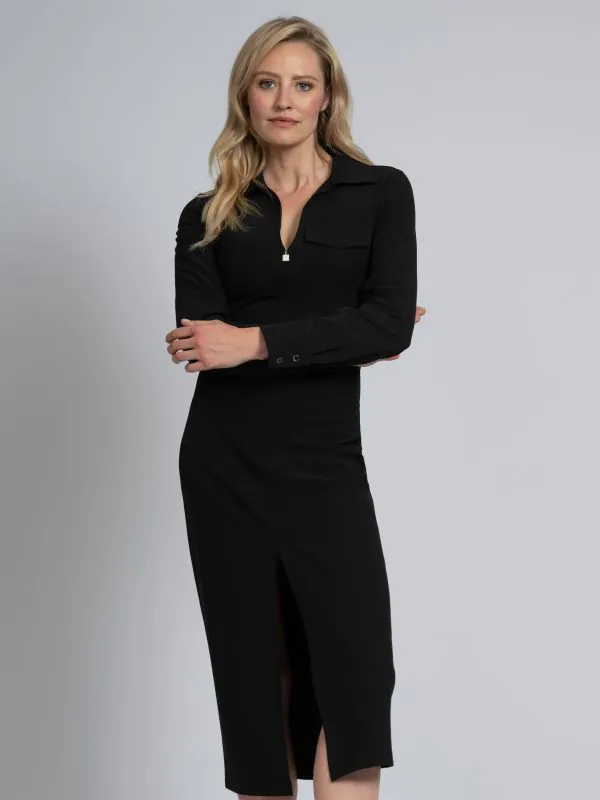 Nikkie Lange Jurk Met Centrale Split