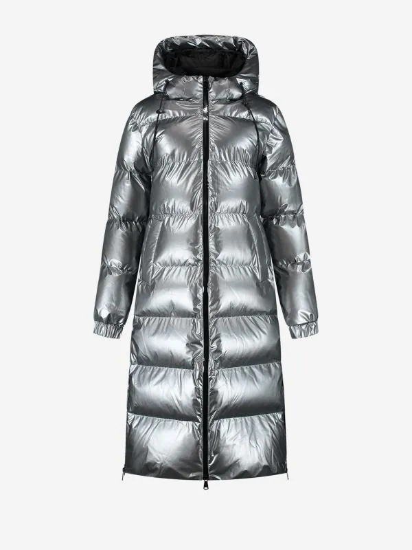 Nikkie Lange Puffer Jas Met Metallic Look