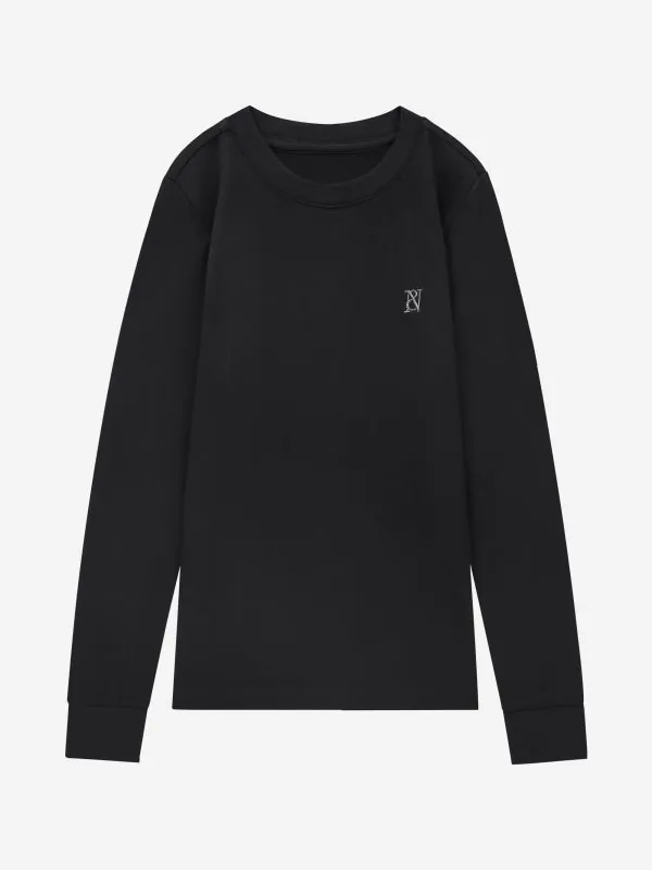 nikkie Longsleeve top met N&N logo
