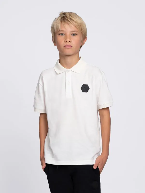 nikkie Losvallende polo met logo patch