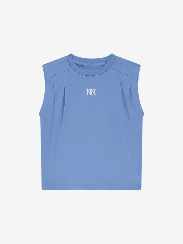 Nikkie Mouwloos T-shirt Met Logo