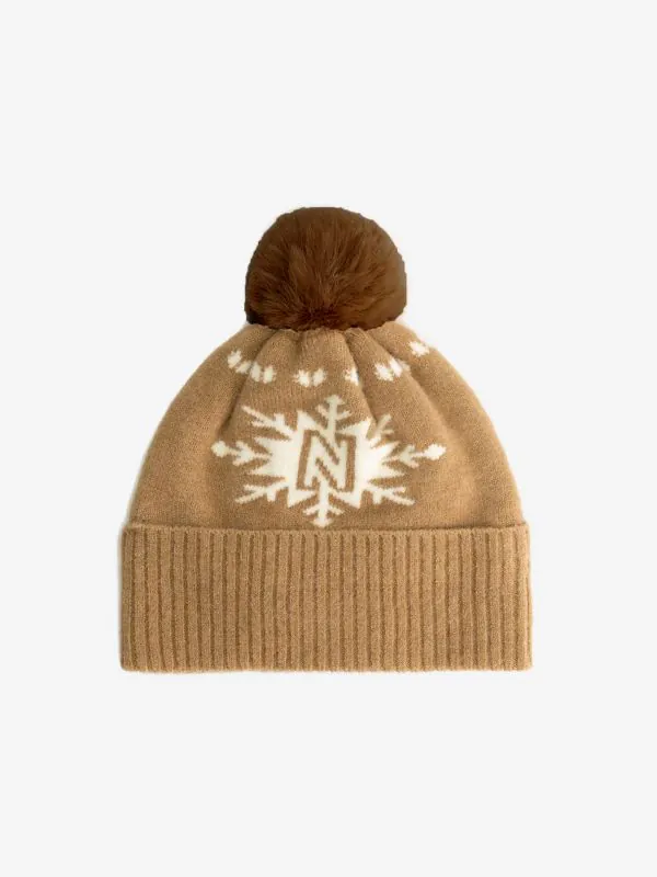 Nikkie Muts Met N-logo En Fluffy Pompon
