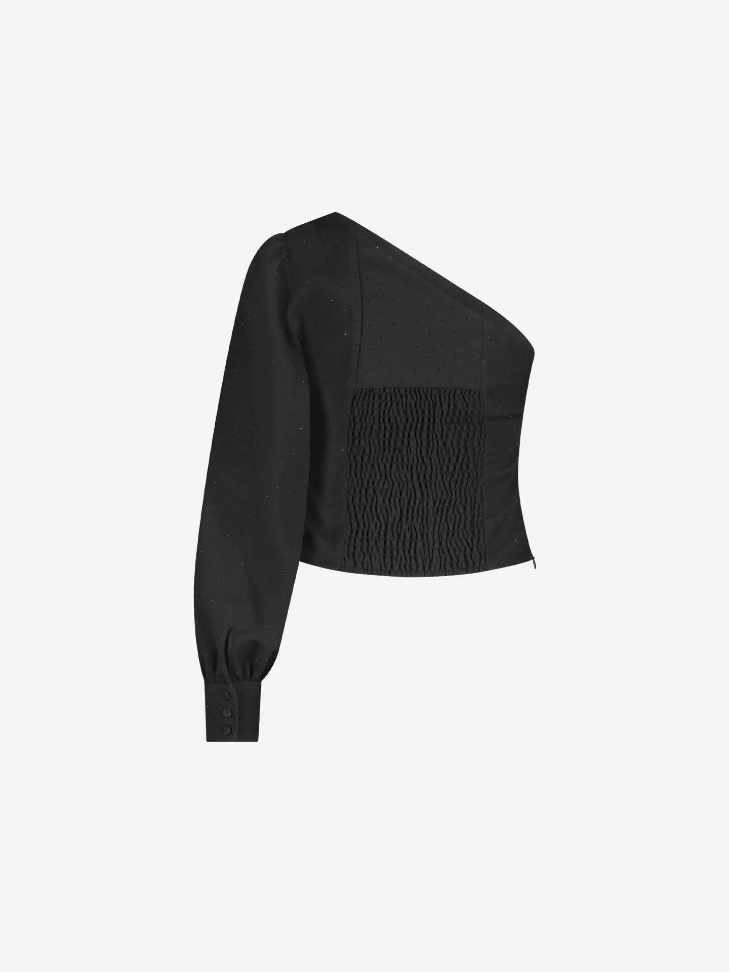 Nikkie One Shoulder Top Met Glitters