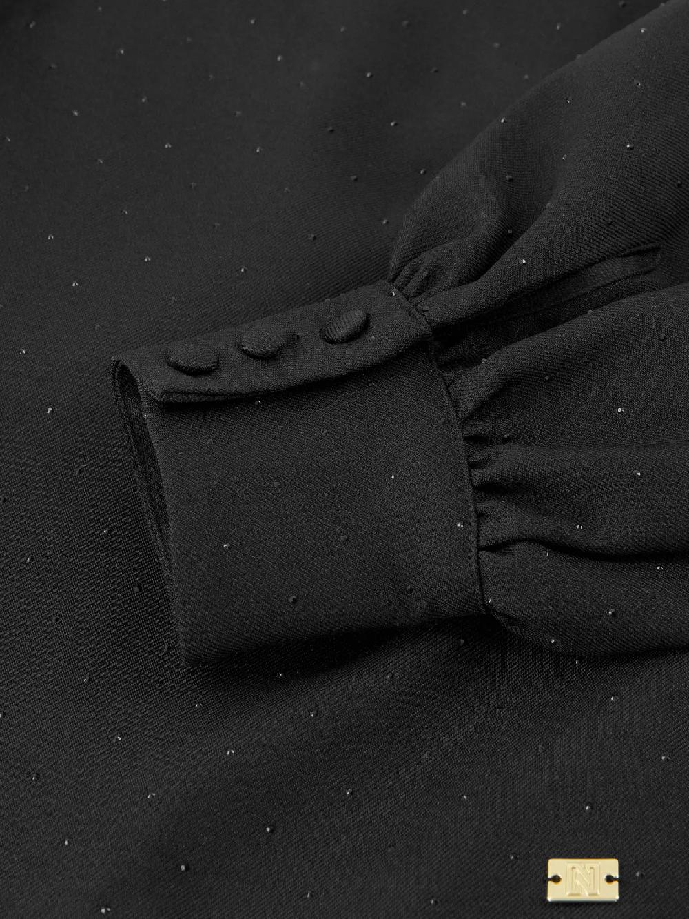 Nikkie One Shoulder Top Met Glitters