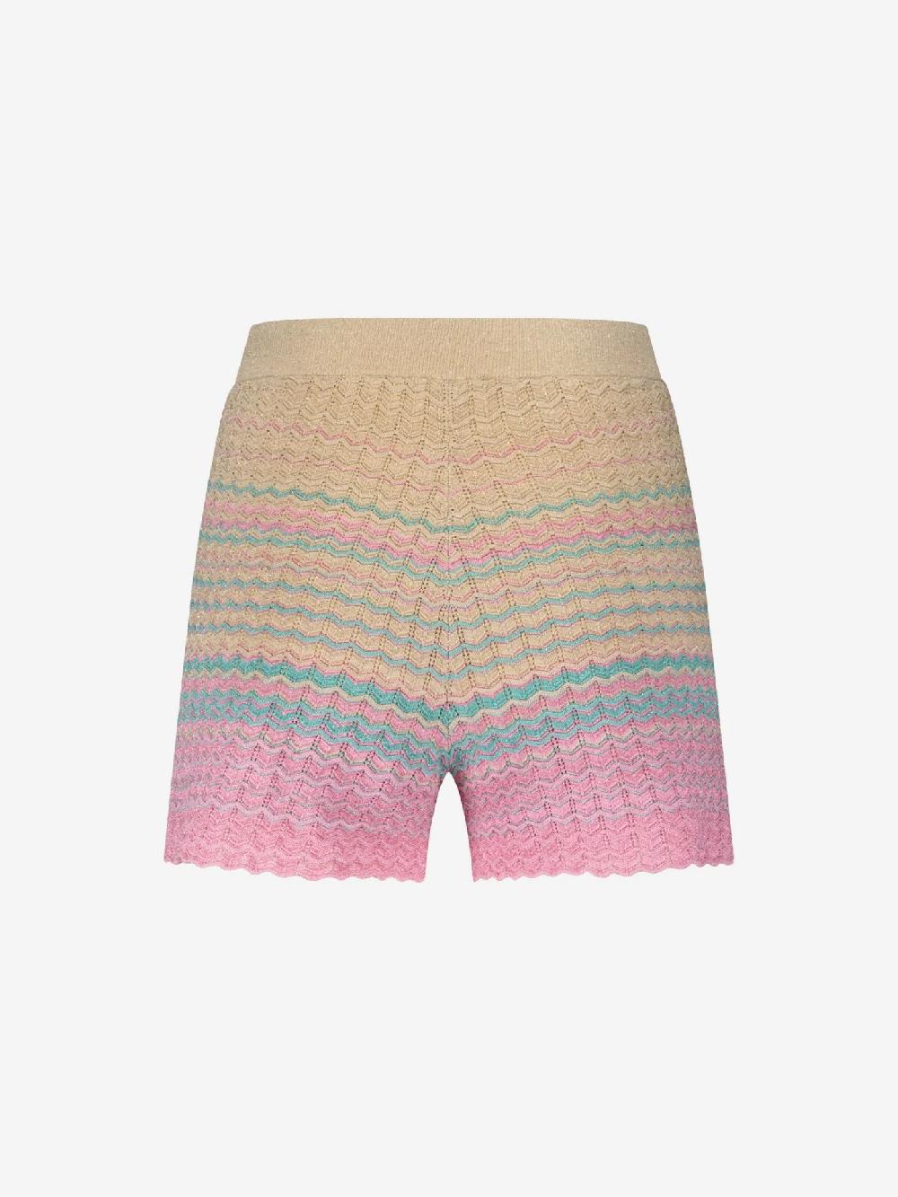 Nikkie Opengebreide Shorts Met Glitterdraad