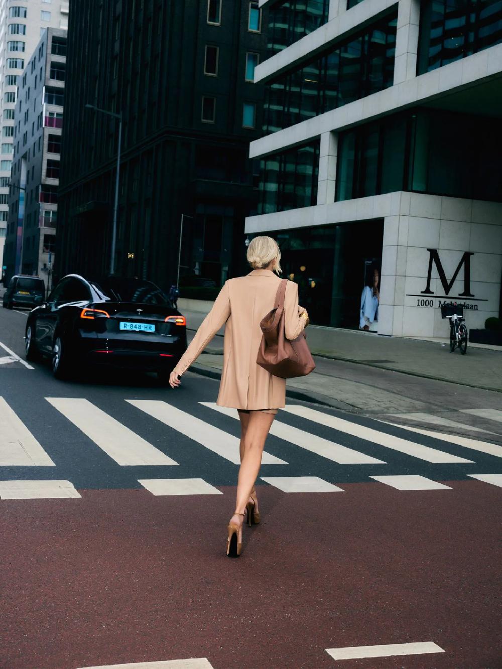 Nikkie Oversized Blazer Van Imitatieleer