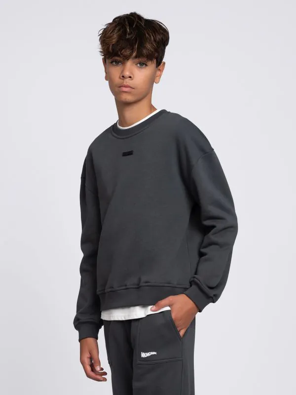 nikkie Oversized sweater met geborduurd logo