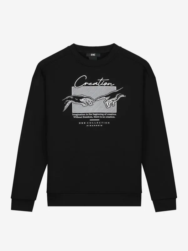 nikkie Oversized Sweatshirt met graphic print