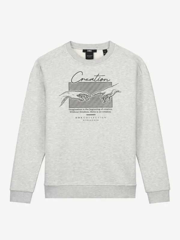 Nikkie Oversized Sweatshirt Met Graphic Print