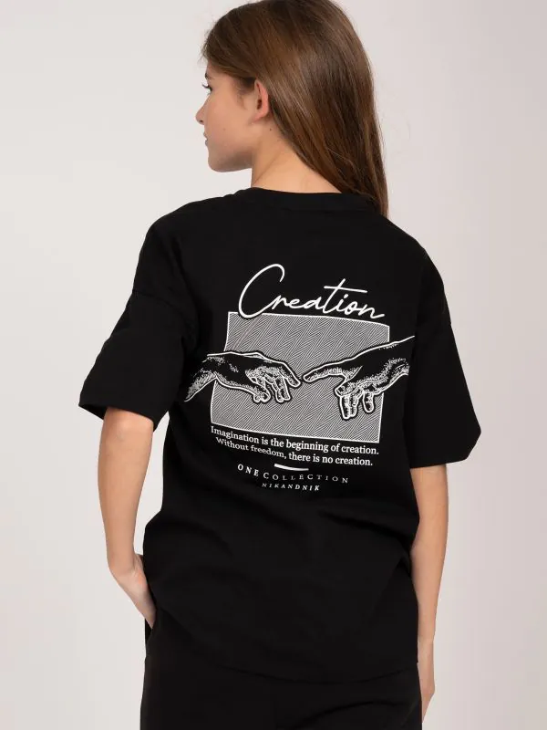 nikkie Oversized T-shirt met graphic print