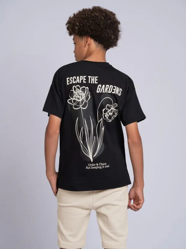 nikkie Oversized T-shirt met print op rug