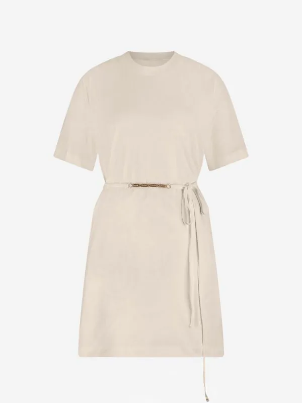 nikkie Oversized T-shirtjurk met ketting detail