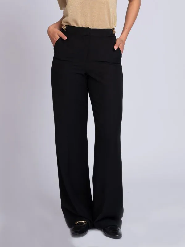 nikkie Pantalon met ketting detail