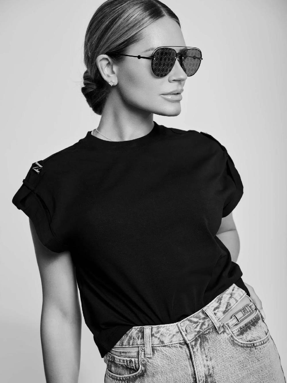 Nikkie Pilotenzonnebril Met N Logo Monogram