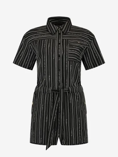 nikkie Playsuit met logo patroon