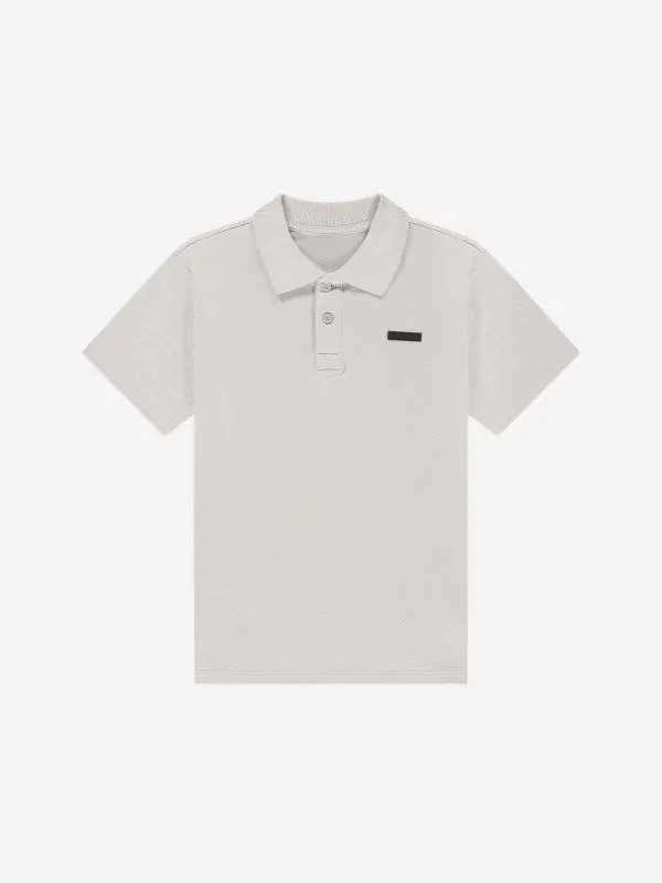 nikkie Polo met logo patch