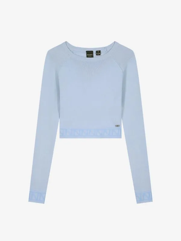 nikkie Pullover met logo print