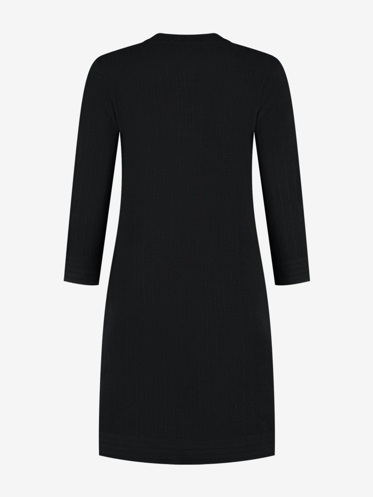 Nikkie Rechtvallende Jurk Met Geblokt Patroon