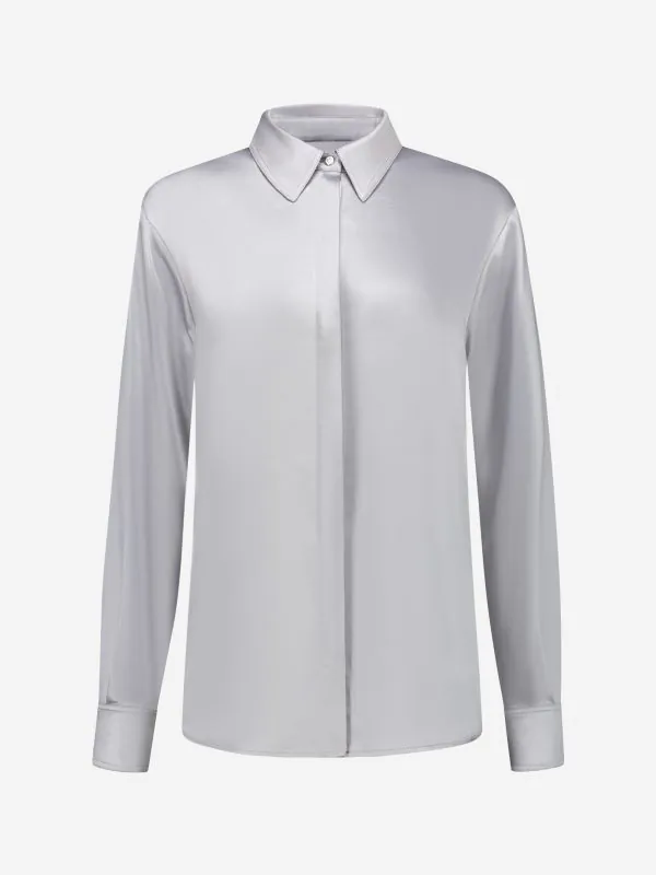 nikkie Satijn-look blouse