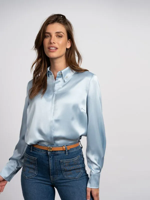 nikkie Satijnen blouse