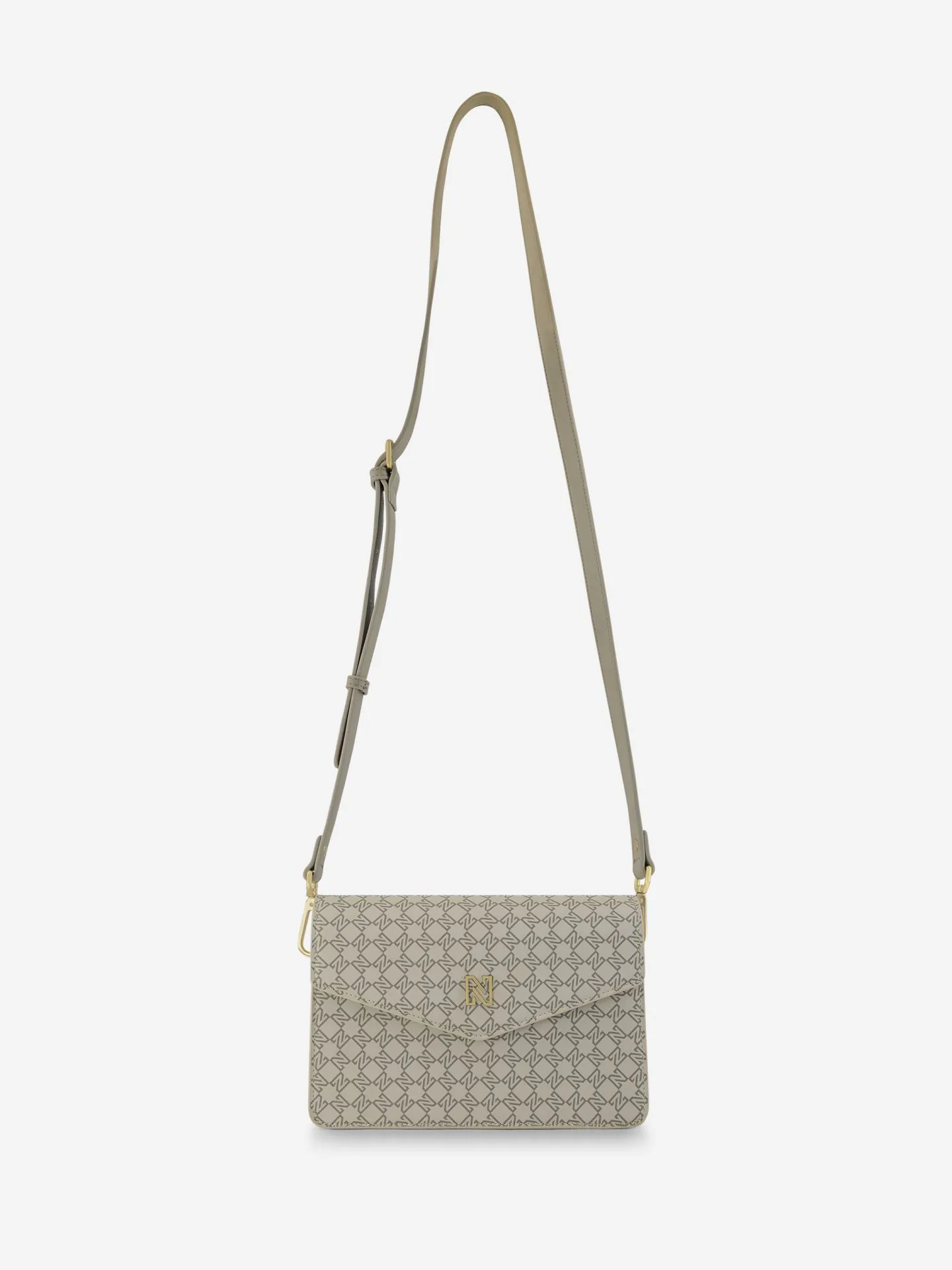 Nikkie Schoudertas Met Logo Patroon