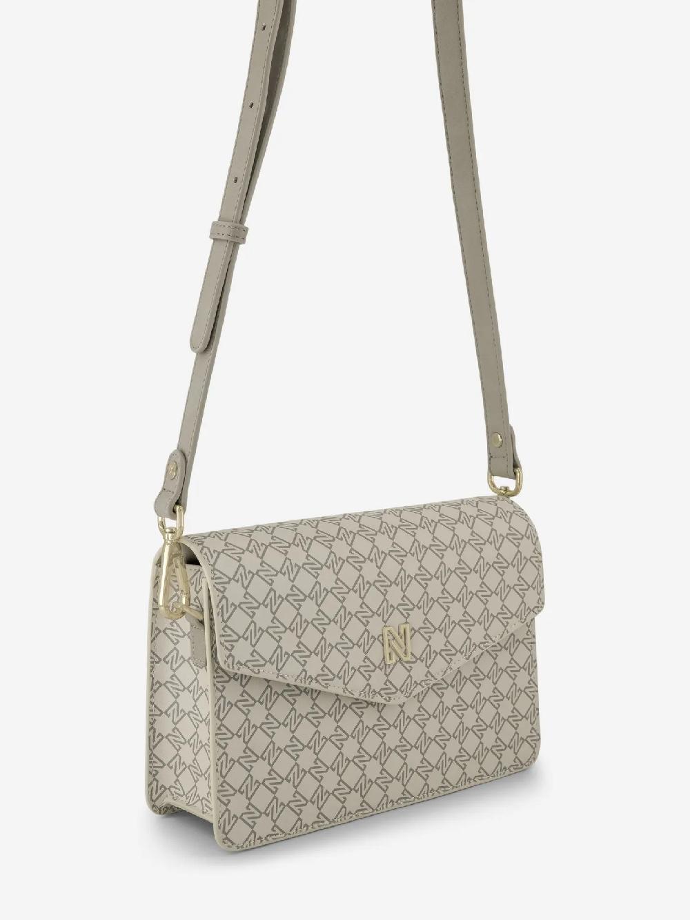 Nikkie Schoudertas Met Logo Patroon