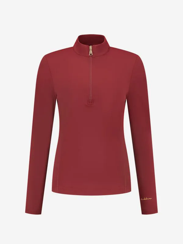 nikkie Shirt met hoge hals en rits