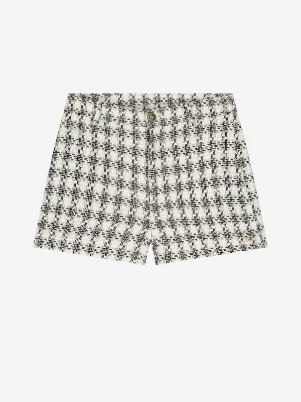 nikkie Short met tweed patroon